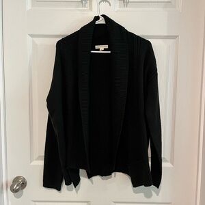 Aéropostale women’s black long sleeve cardigan sweater, size small